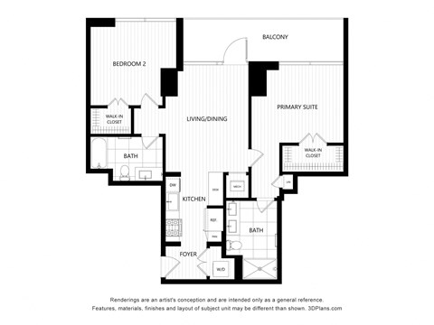a floor plan of a house with different floors